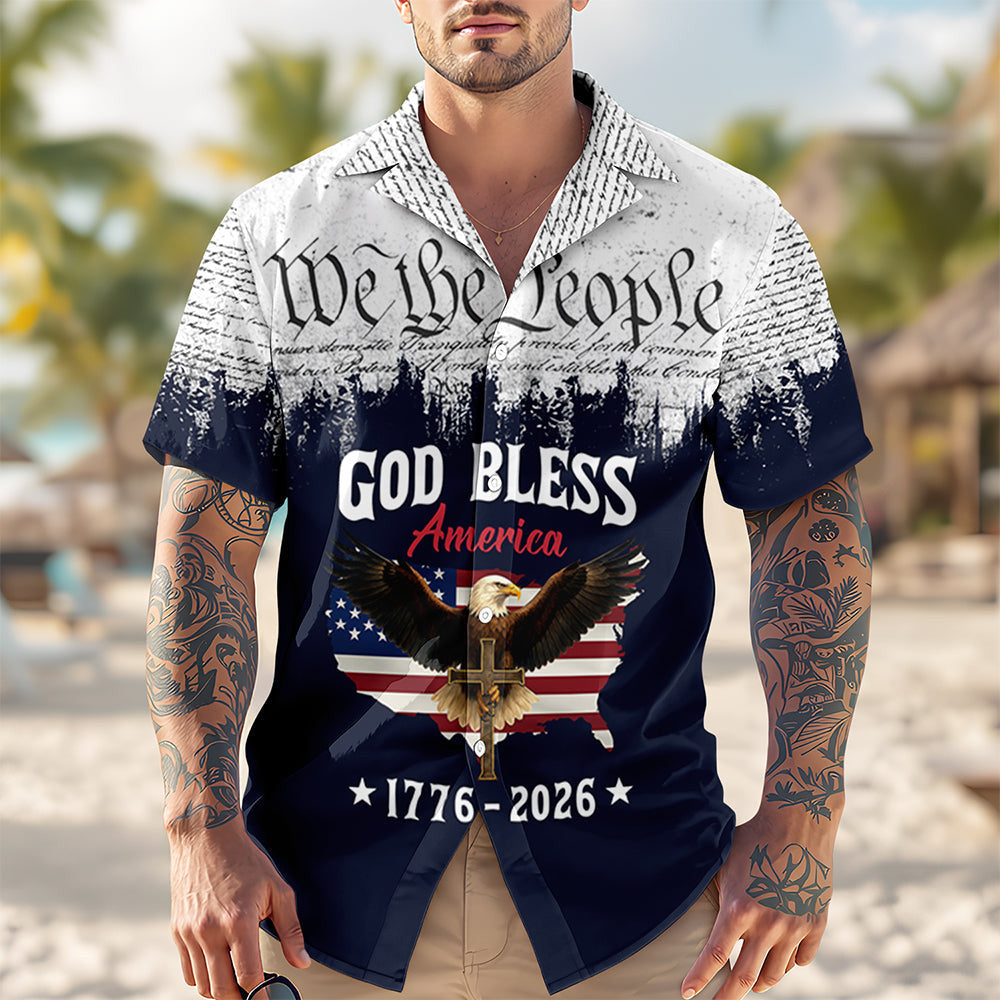 Eagle We The People 250 America Hawaii Shirt America's 250th Birthday Shirt Patriotic Gifts