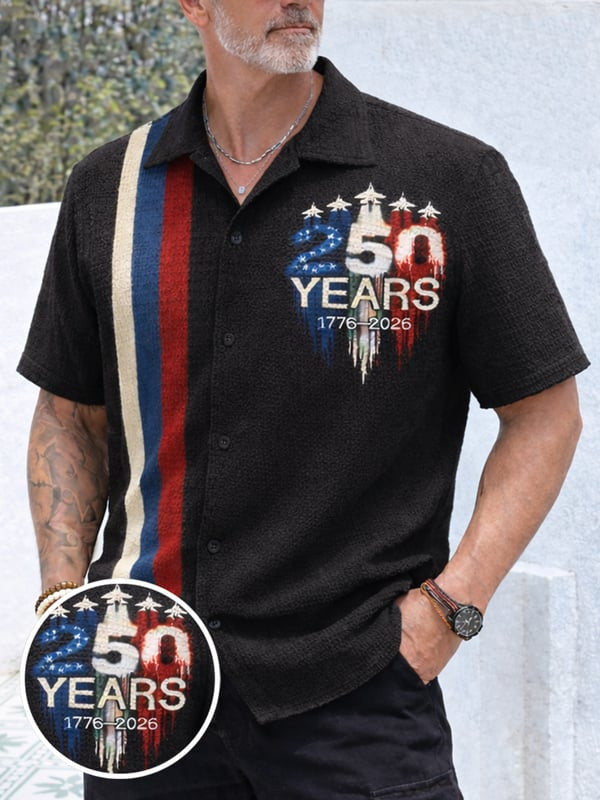 America 250 Years 1776 2026 Hawaiian Shirt July Fourth Outfit Ideas Patriotic Gifts