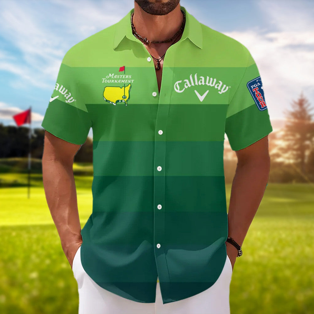 Masters Tournament Merch Callaway PGA Tour Hawaiian Shirt August Golf Club Apparel