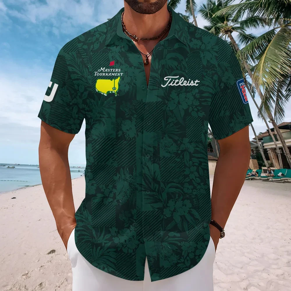 Masters Tournament Merch Augusta National Golf Club Hawaiian Shirt Golf Shirts For Men