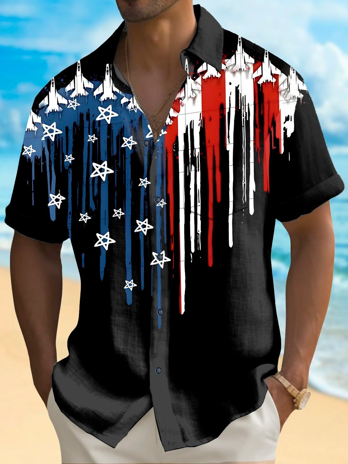 American Flag Hawaiian Shirt Independence Day Shirts Independence Day Gift For Patriots