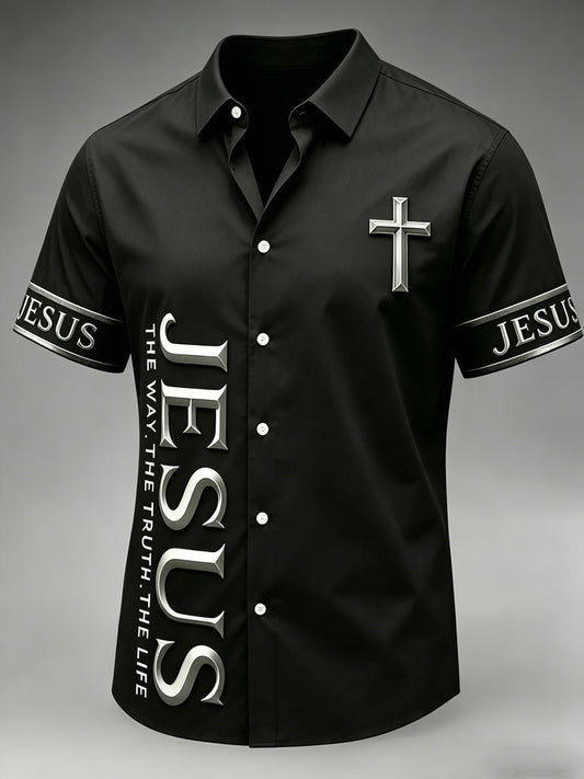 Jesus The Way The Truth The Life Hawaiian Shirt Jesus Apparel Gifts For Christian