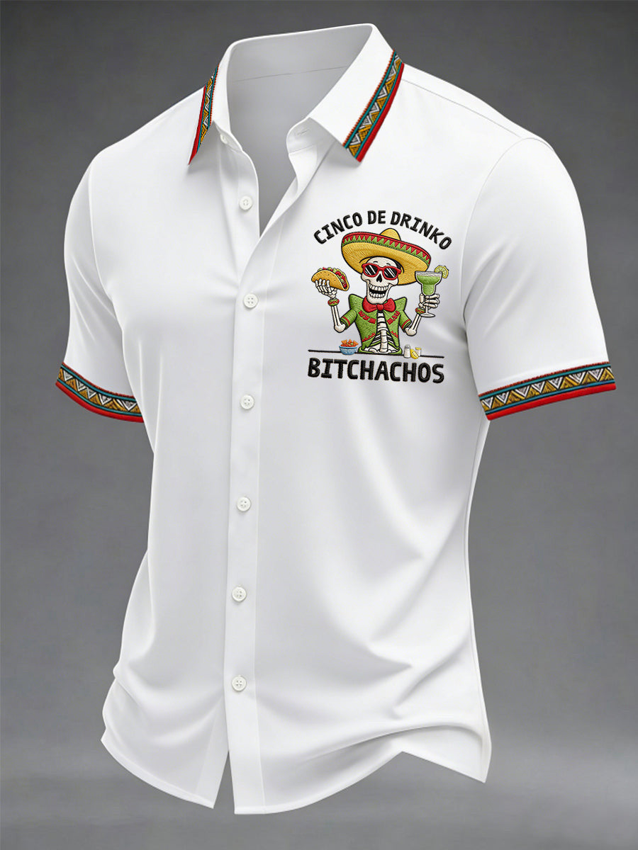 Cinco De Drinko Bitchachos Hawaiian Shirt Cinco De Mayo Shirts Idea Gifts For Husband