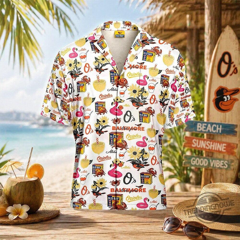 Baltimore Orioles Birdland Hawaiian Shirt Birdland Baltimore Orioles 2026 Merch Gift For Admirers