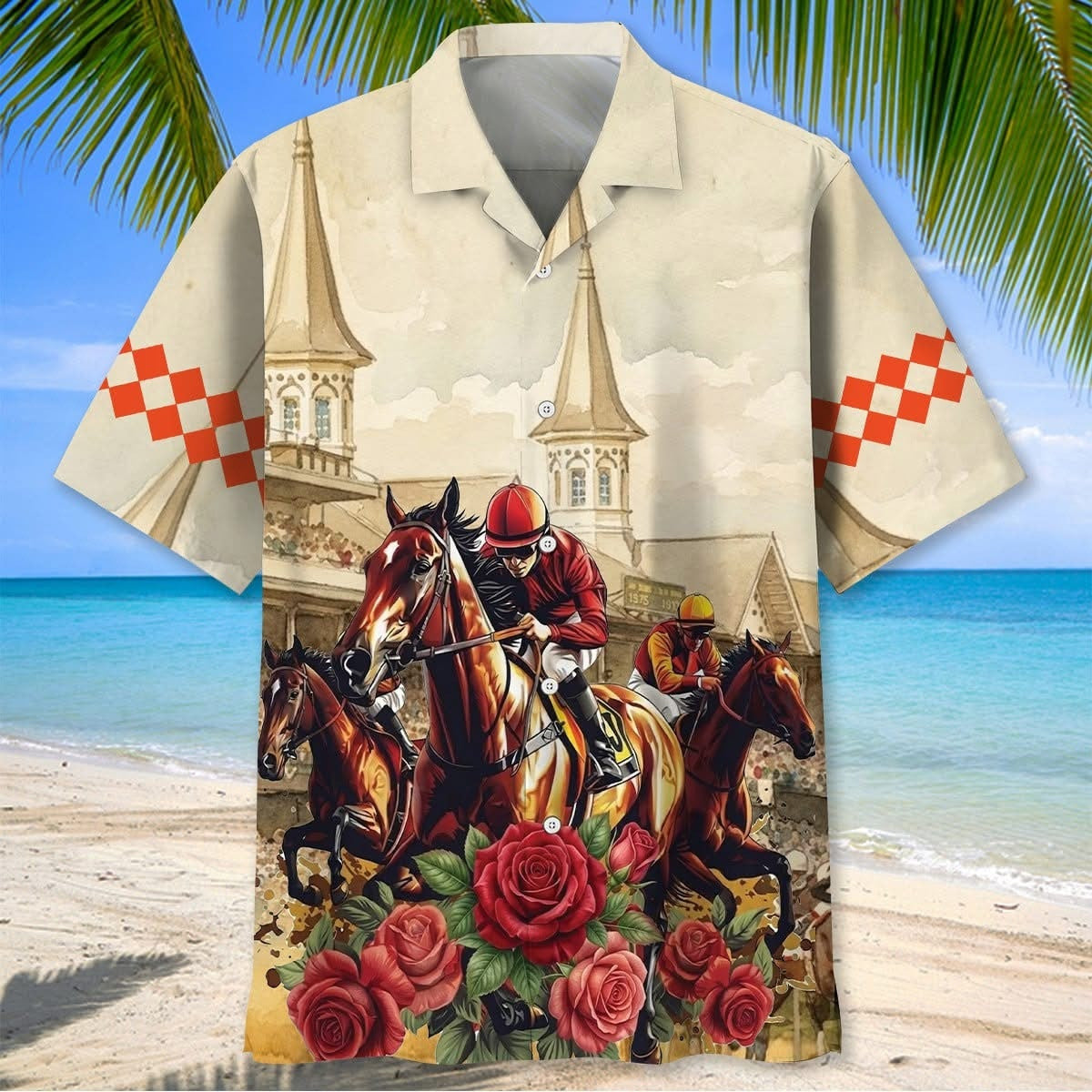 Kentucky Derby Horse Racing Hawaiian Shirt Horse Racing Merch Gift For Sports Mom