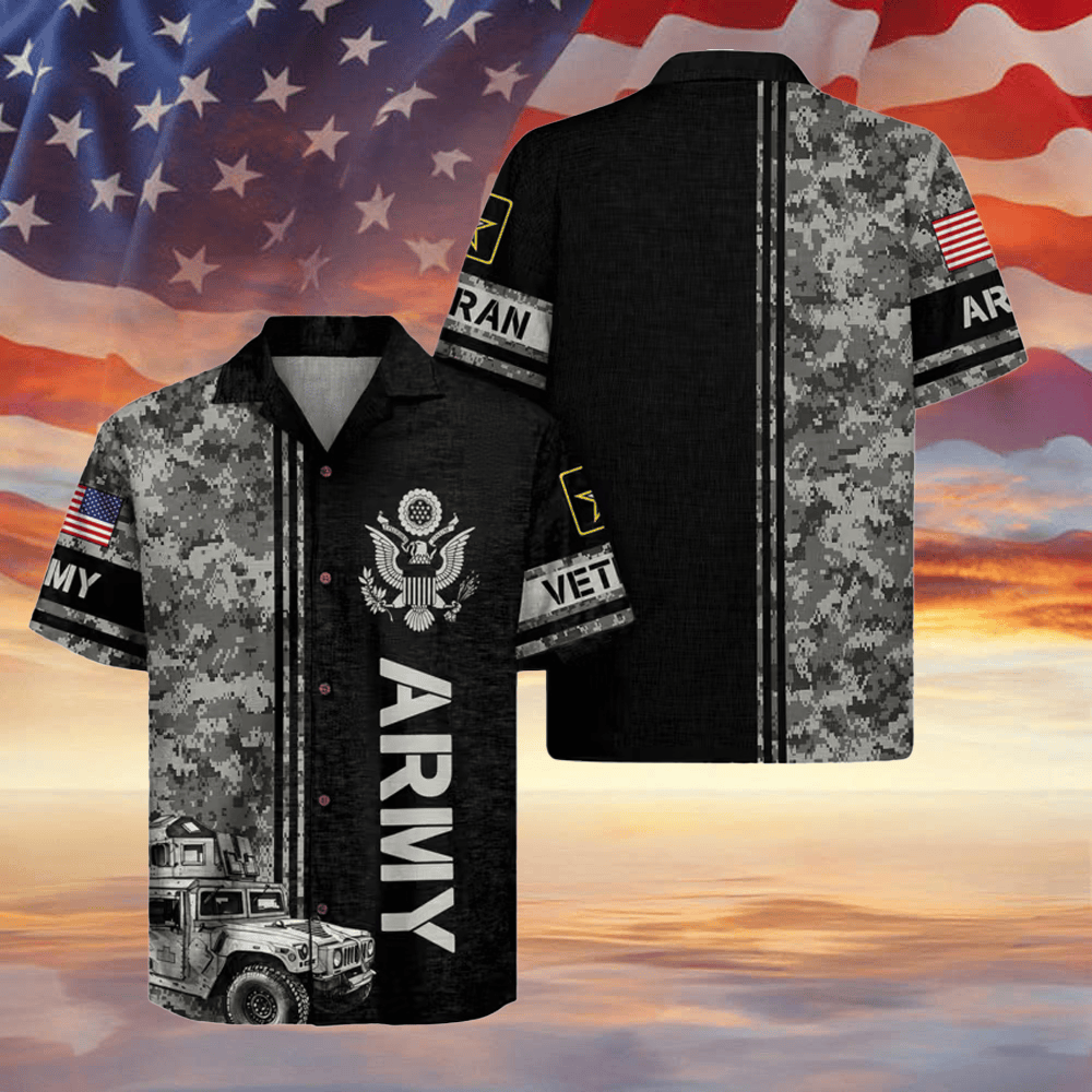 US Army X USA 250Th Anniversary Camo Hawaiian Shirt July Fourth Outfit Ideas Gifts
