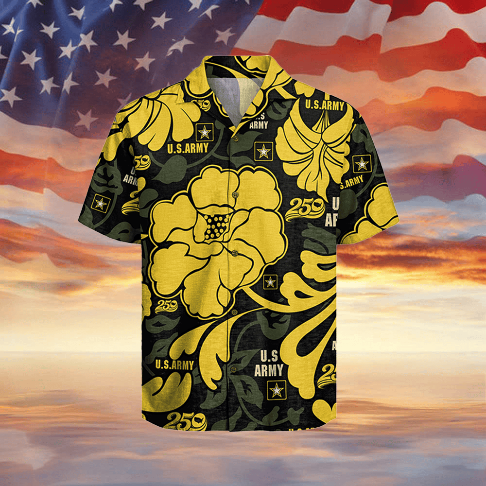 US Army X USA 250Th Anniversary Hawaiian Shirt July Fourth Outfit Ideas Veterans Gifts