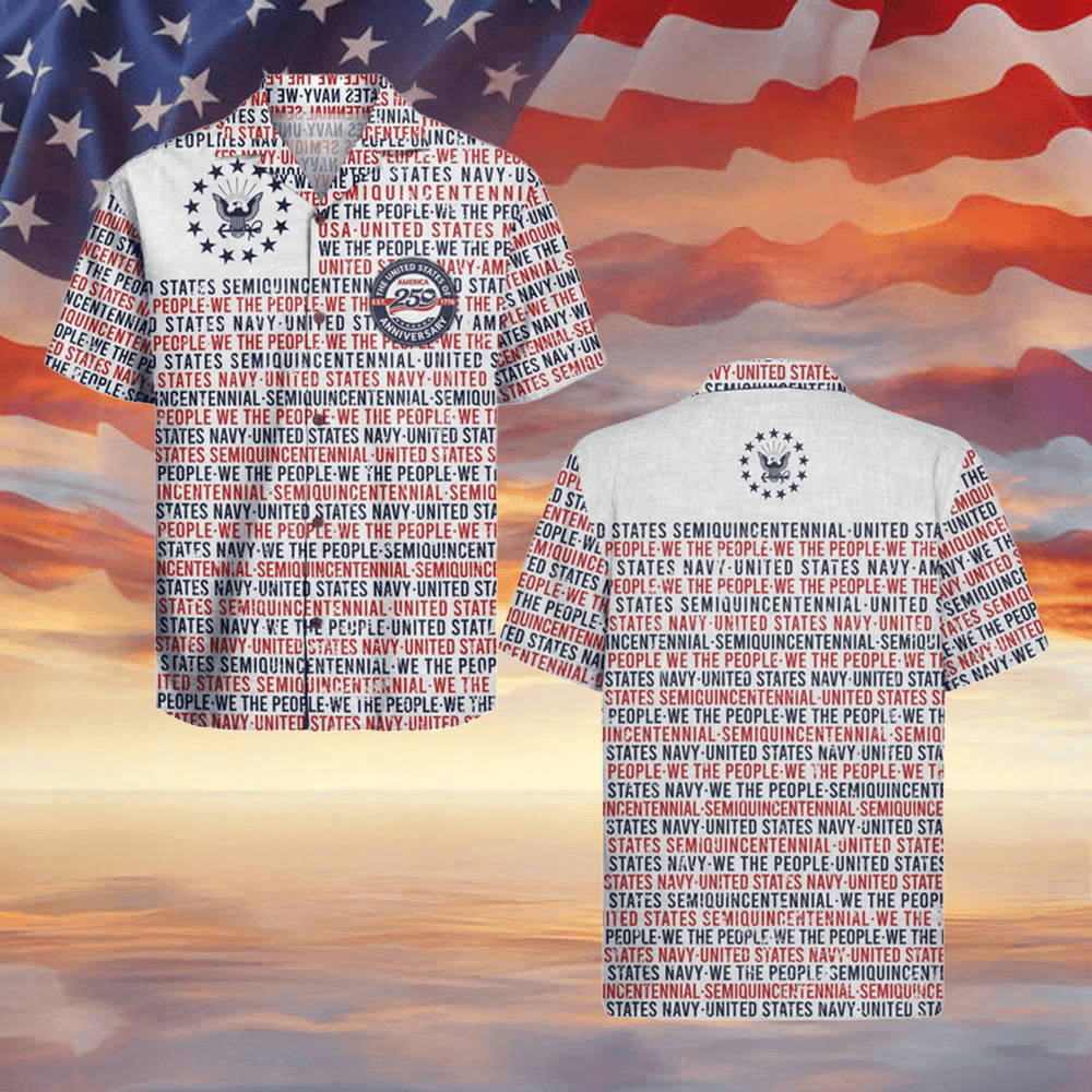 US Army X America 250th Anniversary Hawaiian Shirt Fourth Of July Outfits For Guys