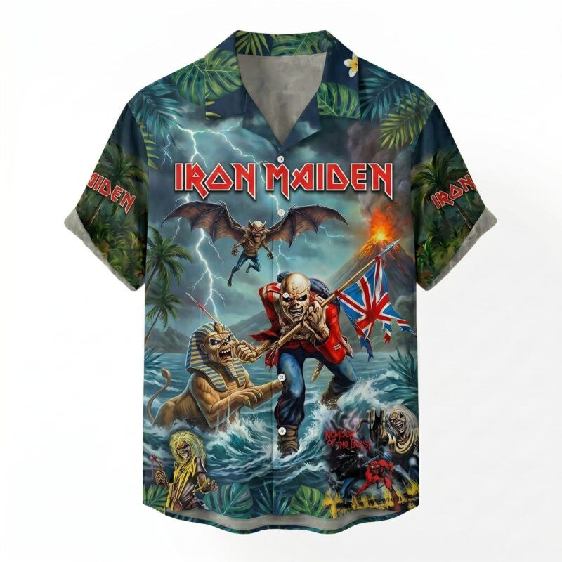 Iron Maiden Legacy Album Art Hawaiian Shirt