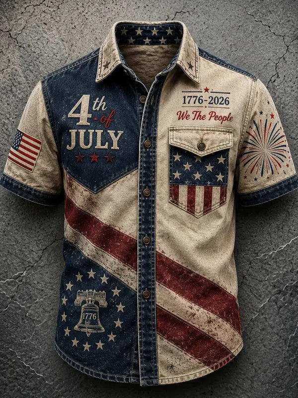4Th Of July 1776 2026 Hawaiian Shirt Independence Day Apparel Gift For Patriots
