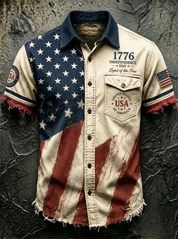 Independence Day 1776 2026 Hawaiian Shirt 4Th Of July Outfits Gift For Patriots