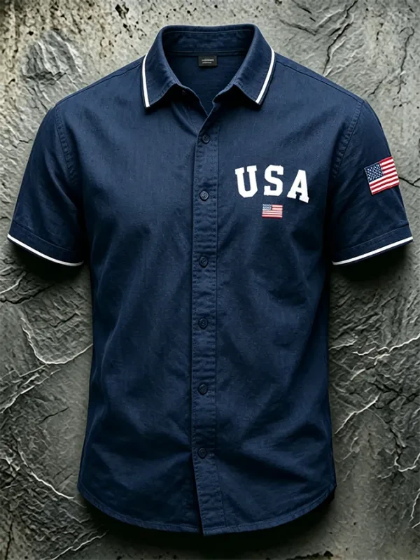 USA 250Th Anniversary Hawaiian Shirt Fourth Of July Shirt Patriotic Gifts For Brother