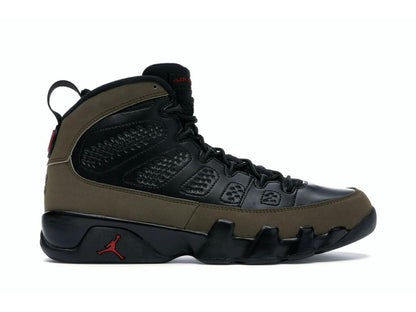 Air Jordan 9 Retro Olive 2012 Black Light Olive Varsity Red 302370-020 - savito
