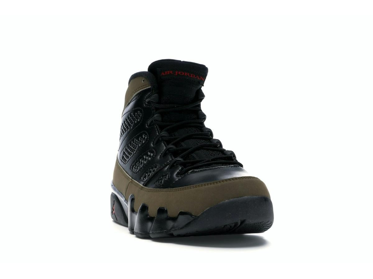 Air Jordan 9 Retro Olive 2012 Black Light Olive Varsity Red 302370-020 - savito