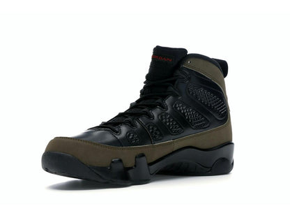 Air Jordan 9 Retro Olive 2012 Black Light Olive Varsity Red 302370-020 - savito