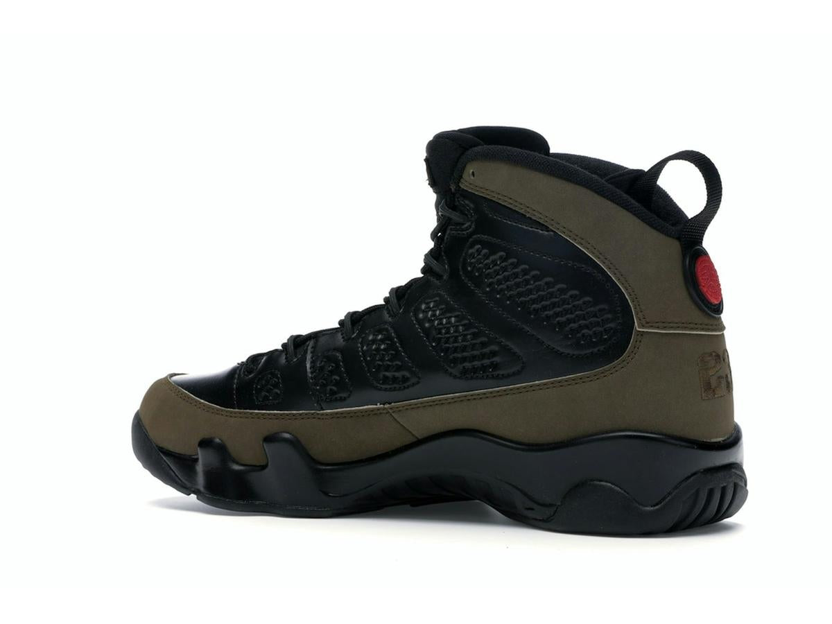 Air Jordan 9 Retro Olive 2012 Black Light Olive Varsity Red 302370-020 - savito