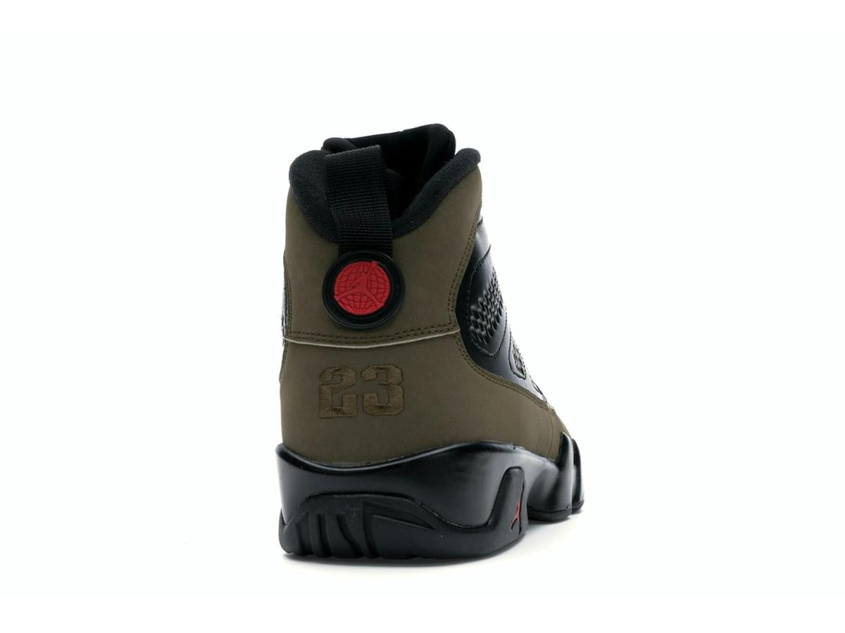 Air Jordan 9 Retro Olive 2012 Black Light Olive Varsity Red 302370-020 - savito
