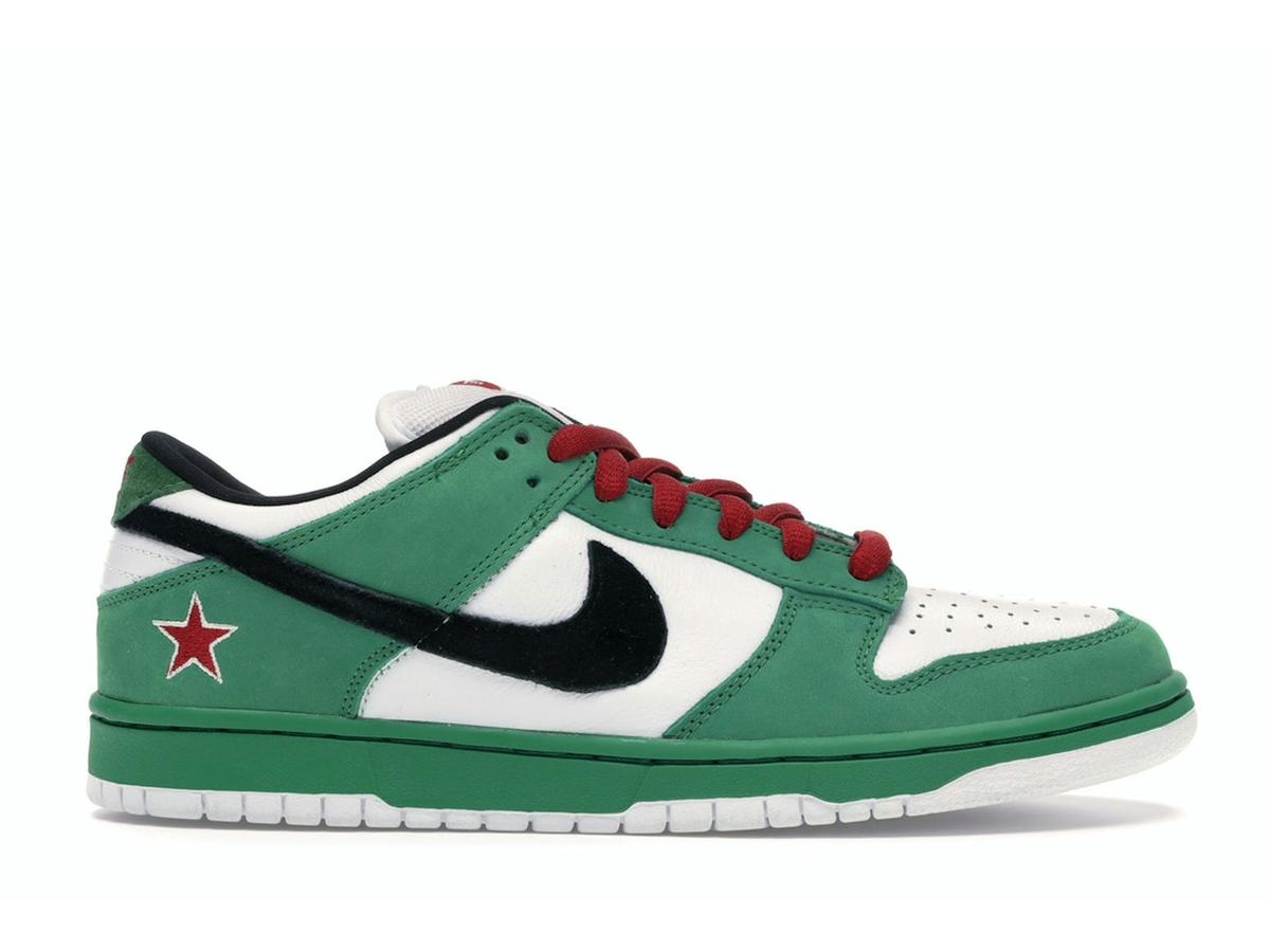 Nike SB Dunk Low Heineken Classic Green Black White Red 304292-302 - savito