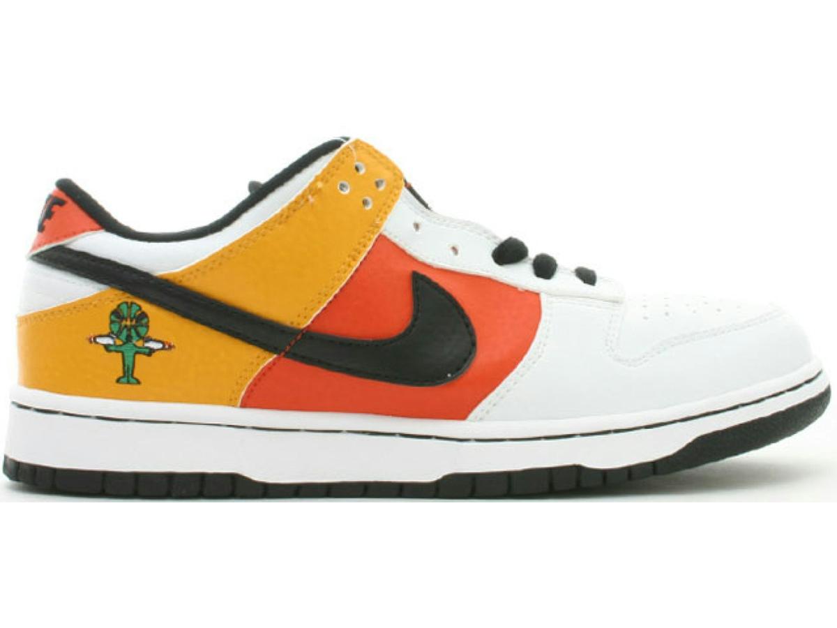 Nike SB Dunk Low Raygun Home Orange Flash Black White - savito