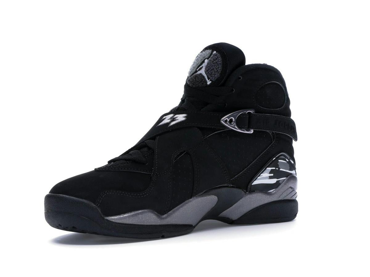 Air Jordan 8 Retro Chrome 2015 Black White Light Graphite 305381-003 - savito