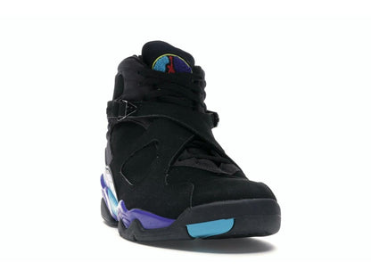 Jordan 8 Retro Aqua 2007 Shoes Black Bright Concord Aqua Tone 305381-041 - savito