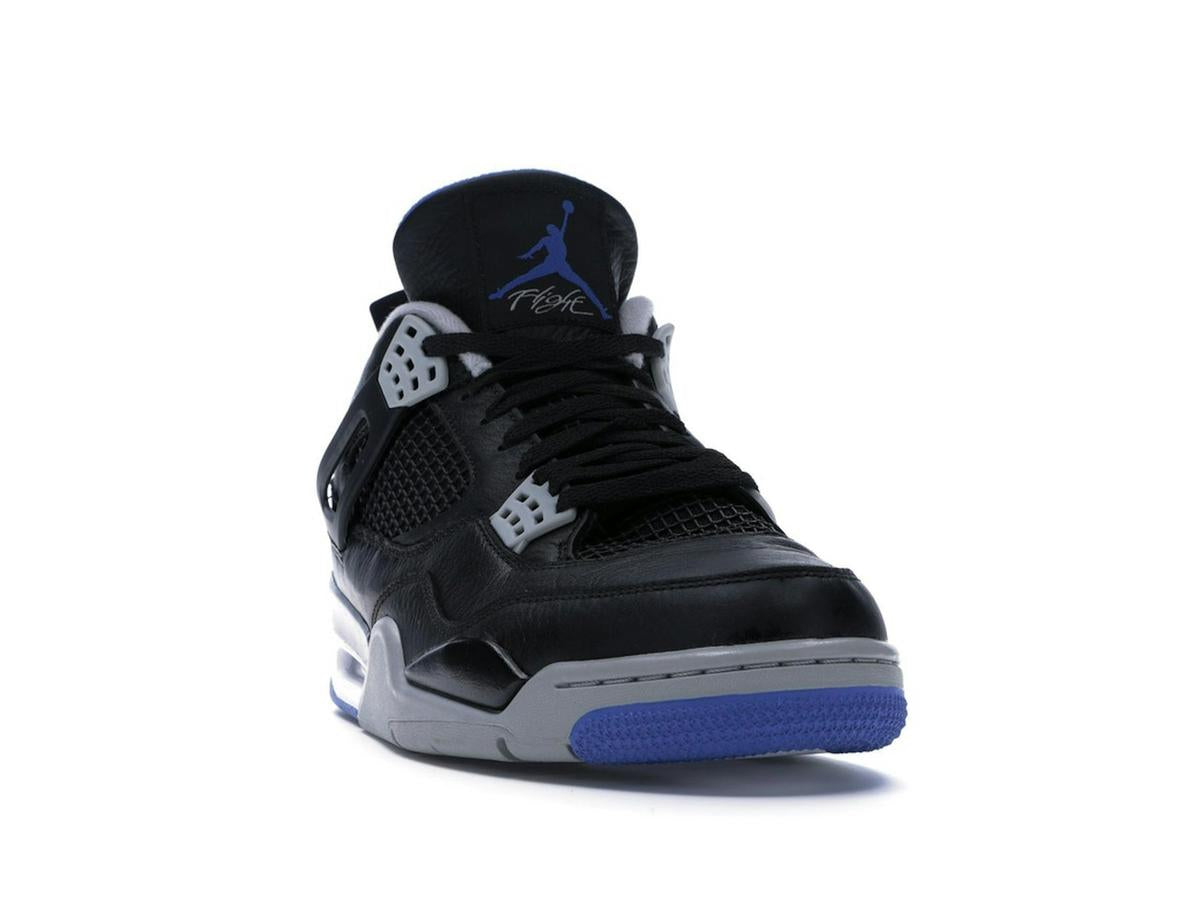 Jordan 4 Retro Motorsports Alternate Sneakers Black Game Royal 308497-006 - savito