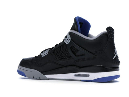 Jordan 4 Retro Motorsports Alternate Sneakers Black Game Royal 308497-006 - savito