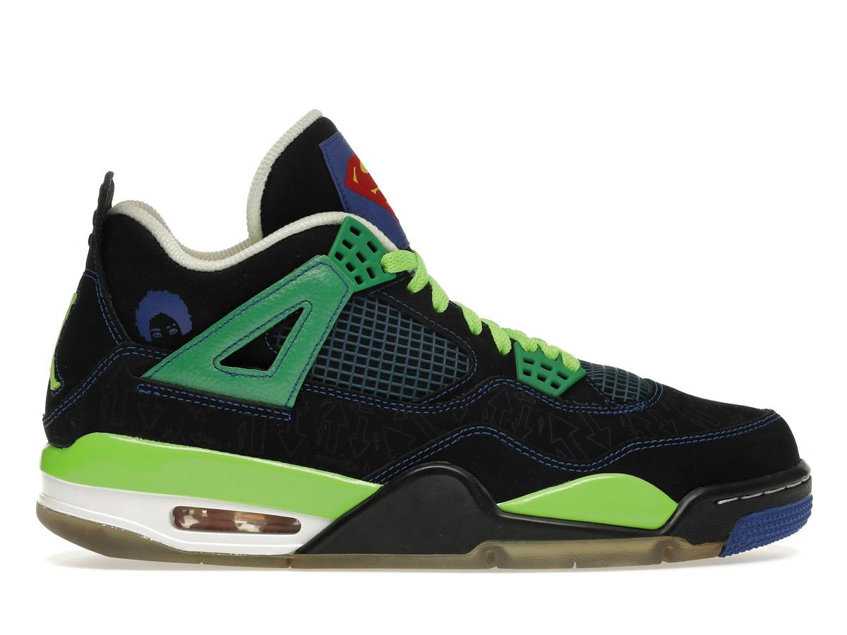Jordan 4 Retro Doernbecher DB 308497-015 Black Old Royal Electric Green White - savito