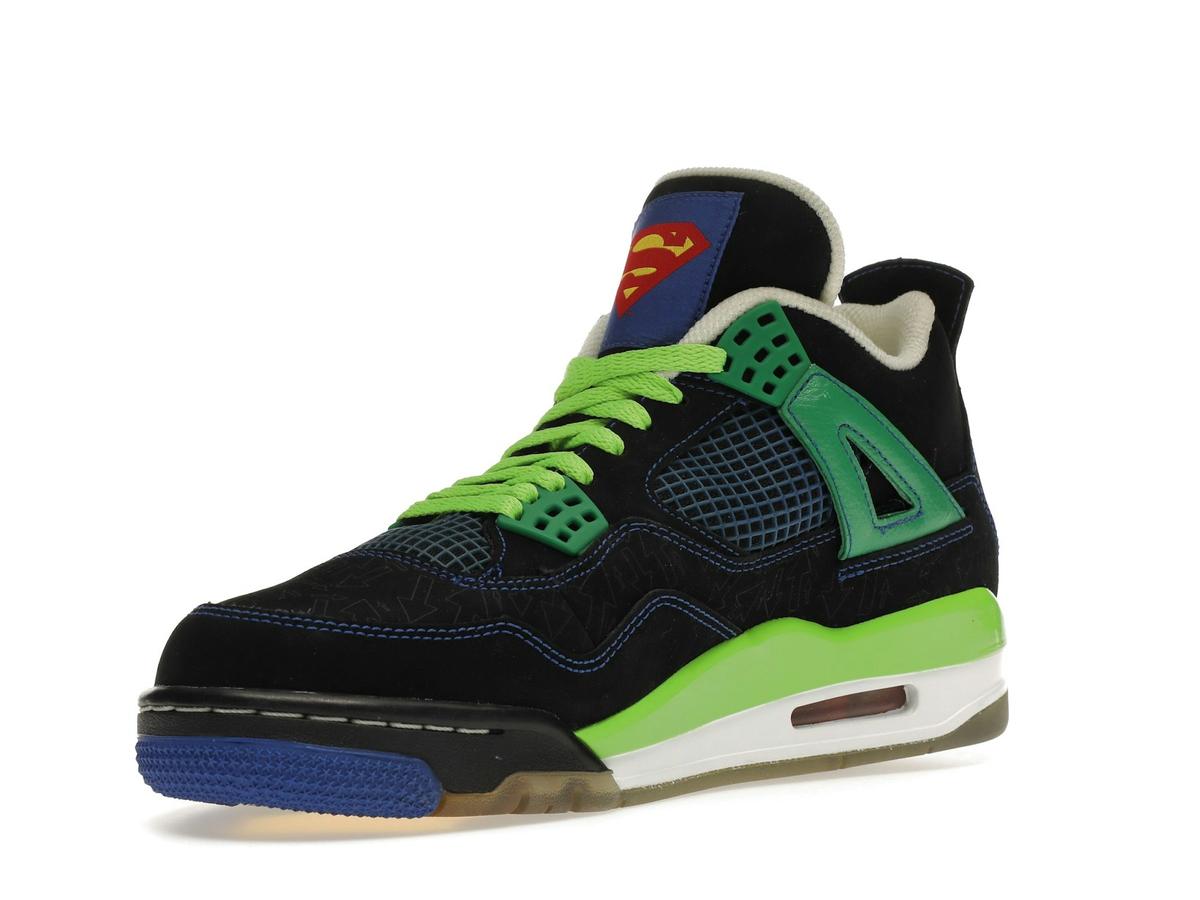 Jordan 4 Retro Doernbecher DB 308497-015 Black Old Royal Electric Green White - savito