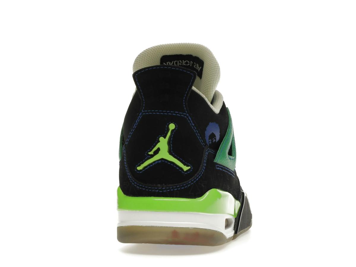 Jordan 4 Retro Doernbecher DB 308497-015 Black Old Royal Electric Green White - savito