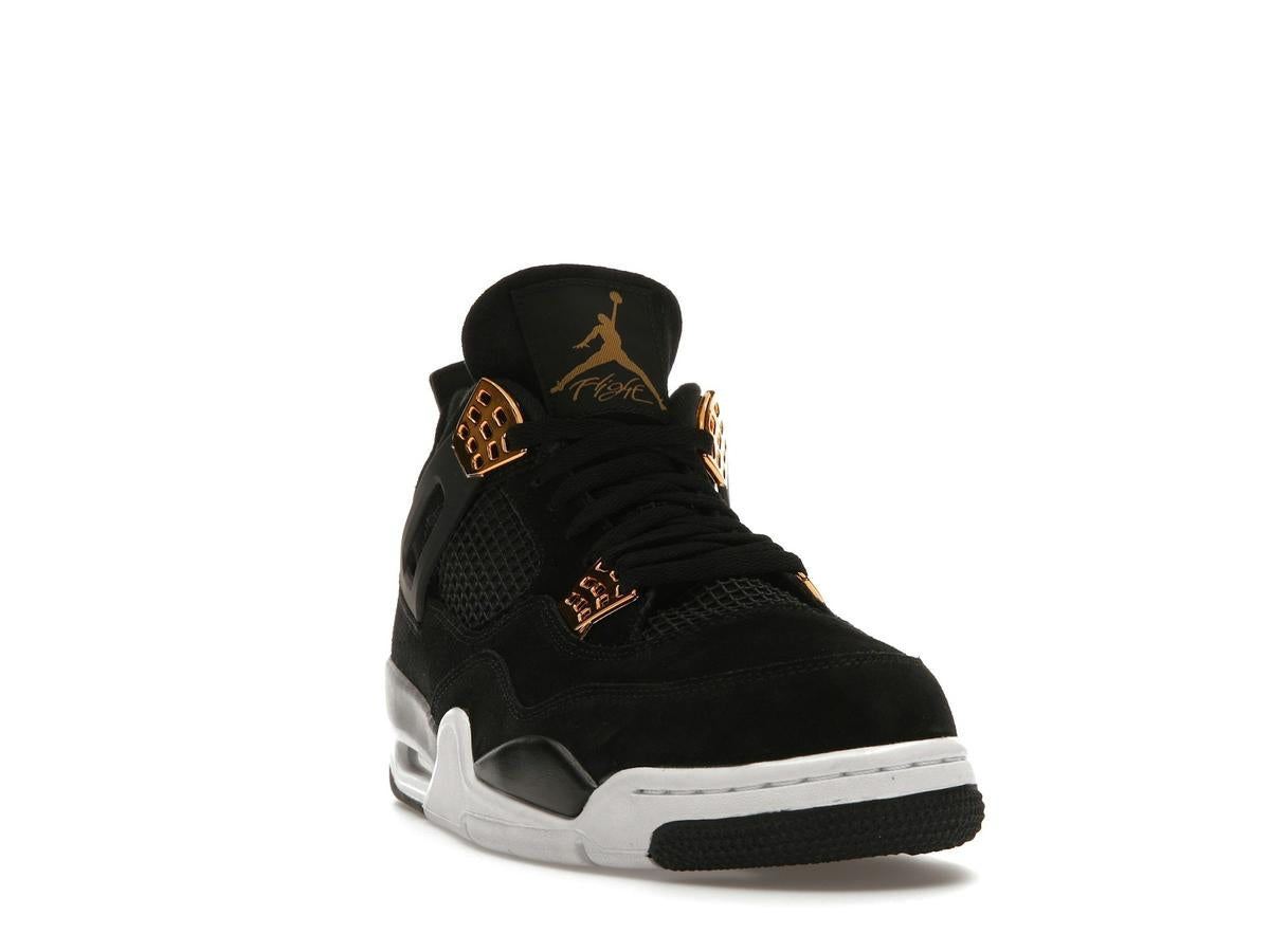 Jordan 4 Retro Royalty Black Metallic Gold White 308497-032 - savito