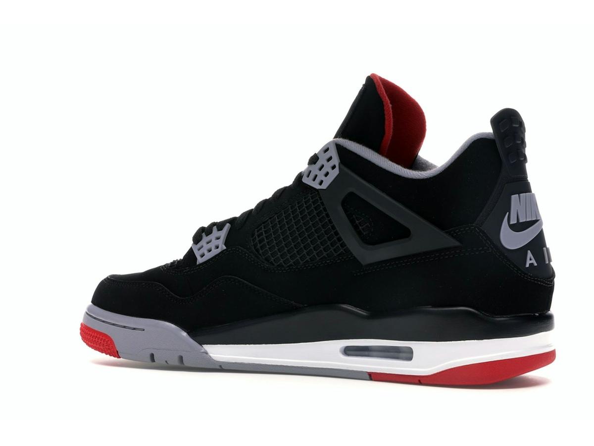 Jordan 4 Retro Bred (2019) Black Cement 4 308497-060 - savito