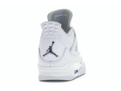 Jordan 4 Retro Pure Money (2017) White Metallic Silver Pure Platinum 308497-100 - savito