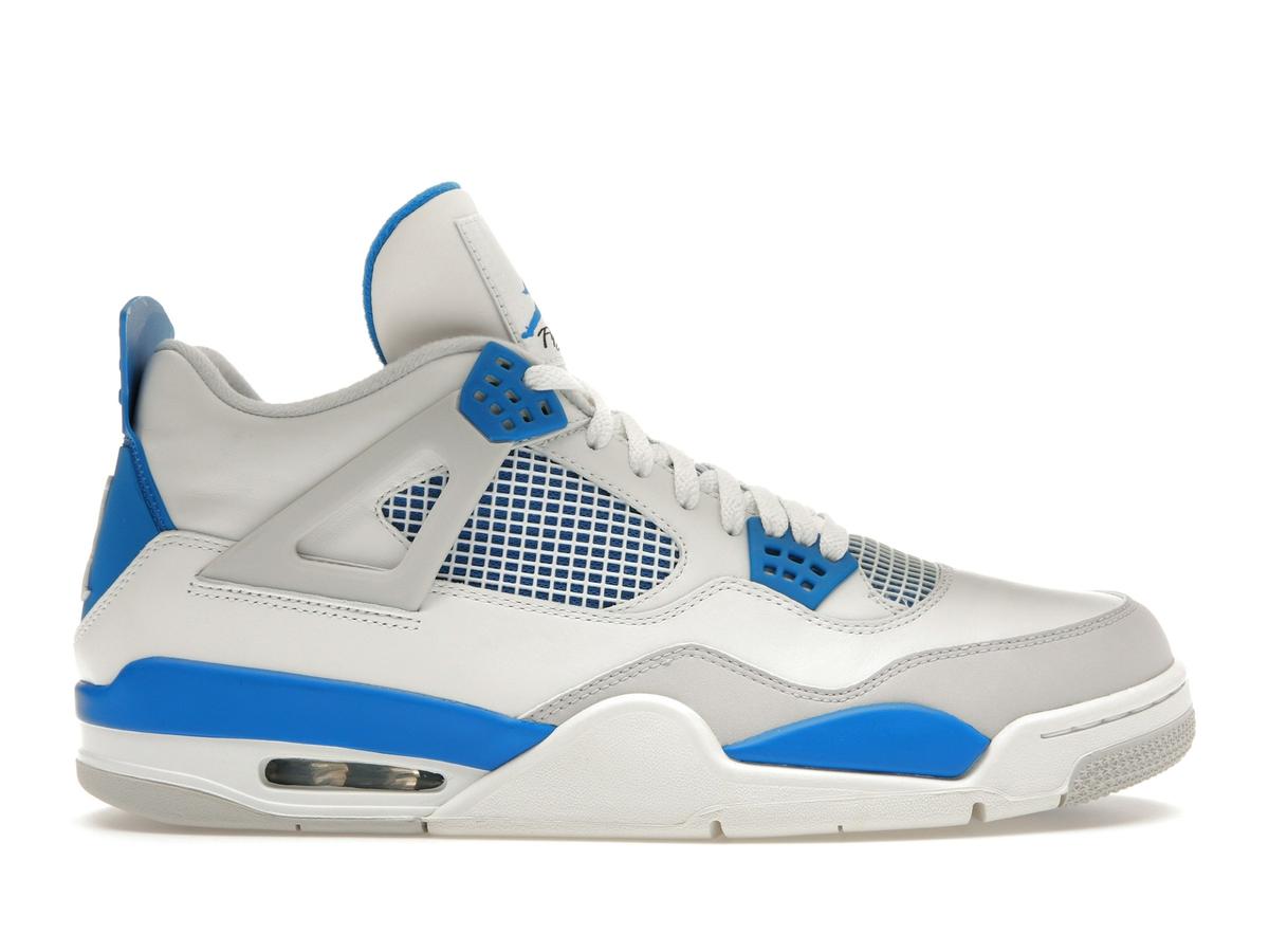 Jordan 4 Retro Military Blue 2012 White/Military Blue-Neutral Grey 308497-105 - savito