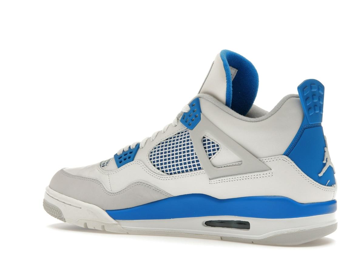 Jordan 4 Retro Military Blue 2012 White/Military Blue-Neutral Grey 308497-105 - savito