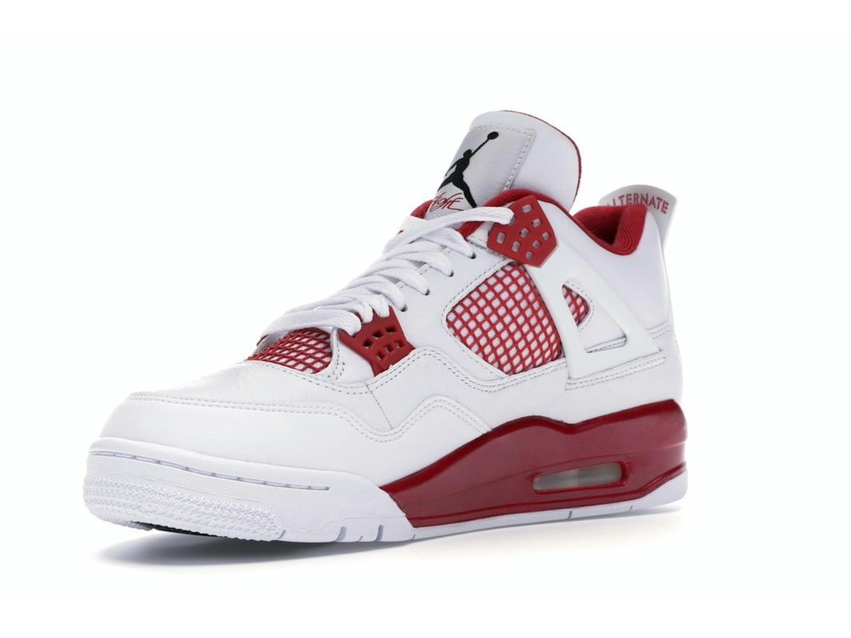 Jordan Air Jordan 4 Retro Alternate 89 White Black Gym Red 308497-106 - savito