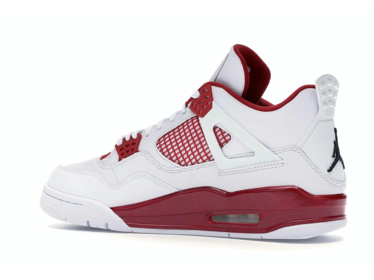 Jordan Air Jordan 4 Retro Alternate 89 White Black Gym Red 308497-106 - savito