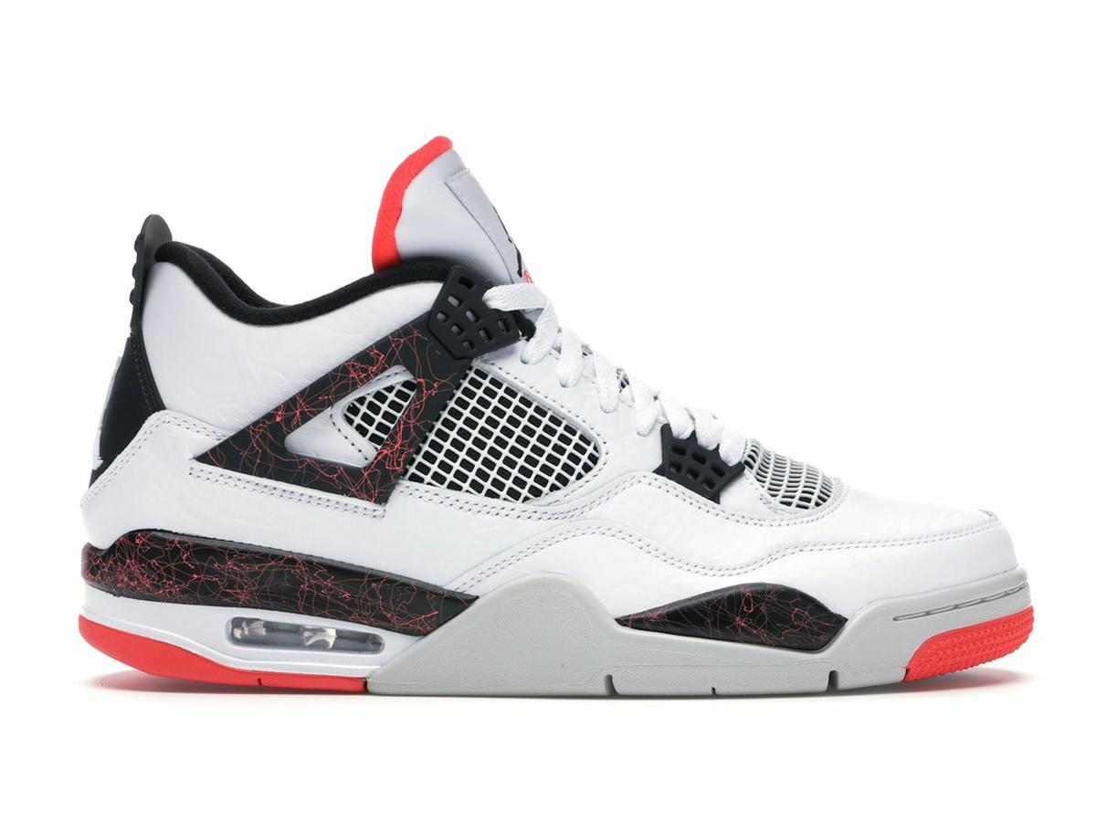 Jordan 4 Retro Flight Nostalgia White Black Bright Crimson Pale Citron 308497-116 - savito