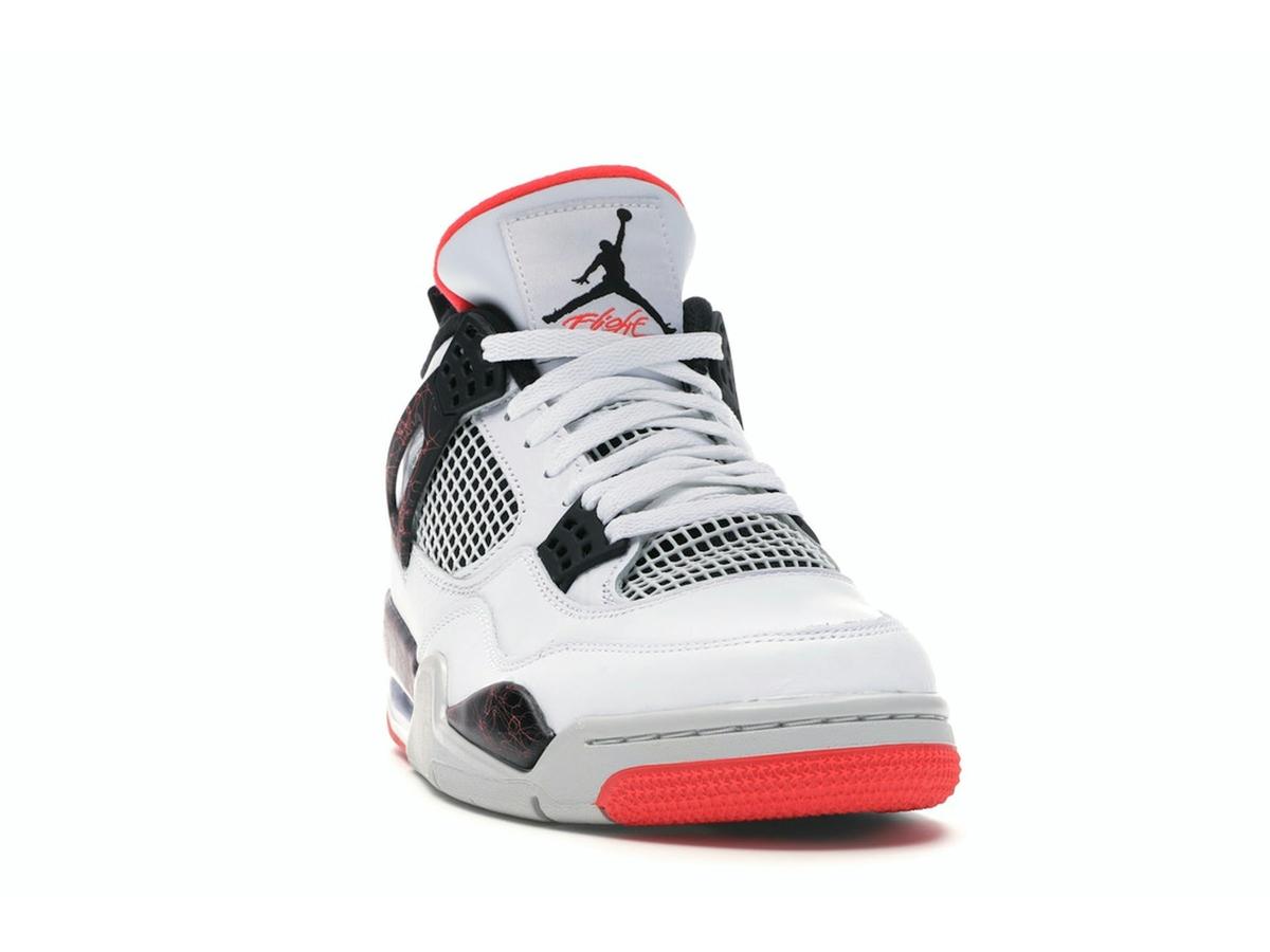 Jordan 4 Retro Flight Nostalgia White Black Bright Crimson Pale Citron 308497-116 - savito