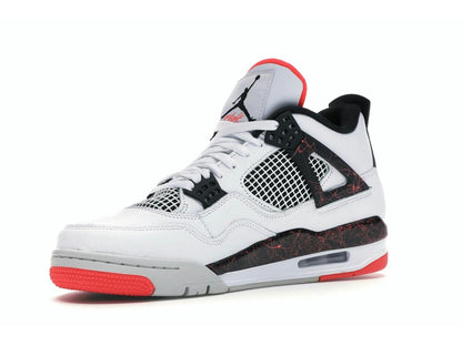 Jordan 4 Retro Flight Nostalgia White Black Bright Crimson Pale Citron 308497-116 - savito