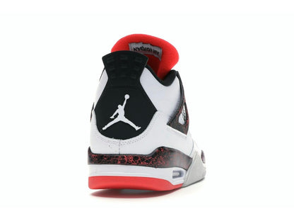 Jordan 4 Retro Flight Nostalgia White Black Bright Crimson Pale Citron 308497-116 - savito