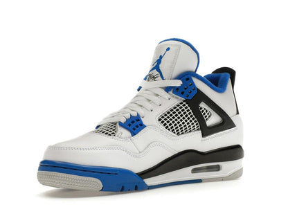 Jordan 4 Retro Motorsports 2017 White Varsity Blue Black 308497-117 - savito