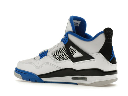 Jordan 4 Retro Motorsports 2017 White Varsity Blue Black 308497-117 - savito