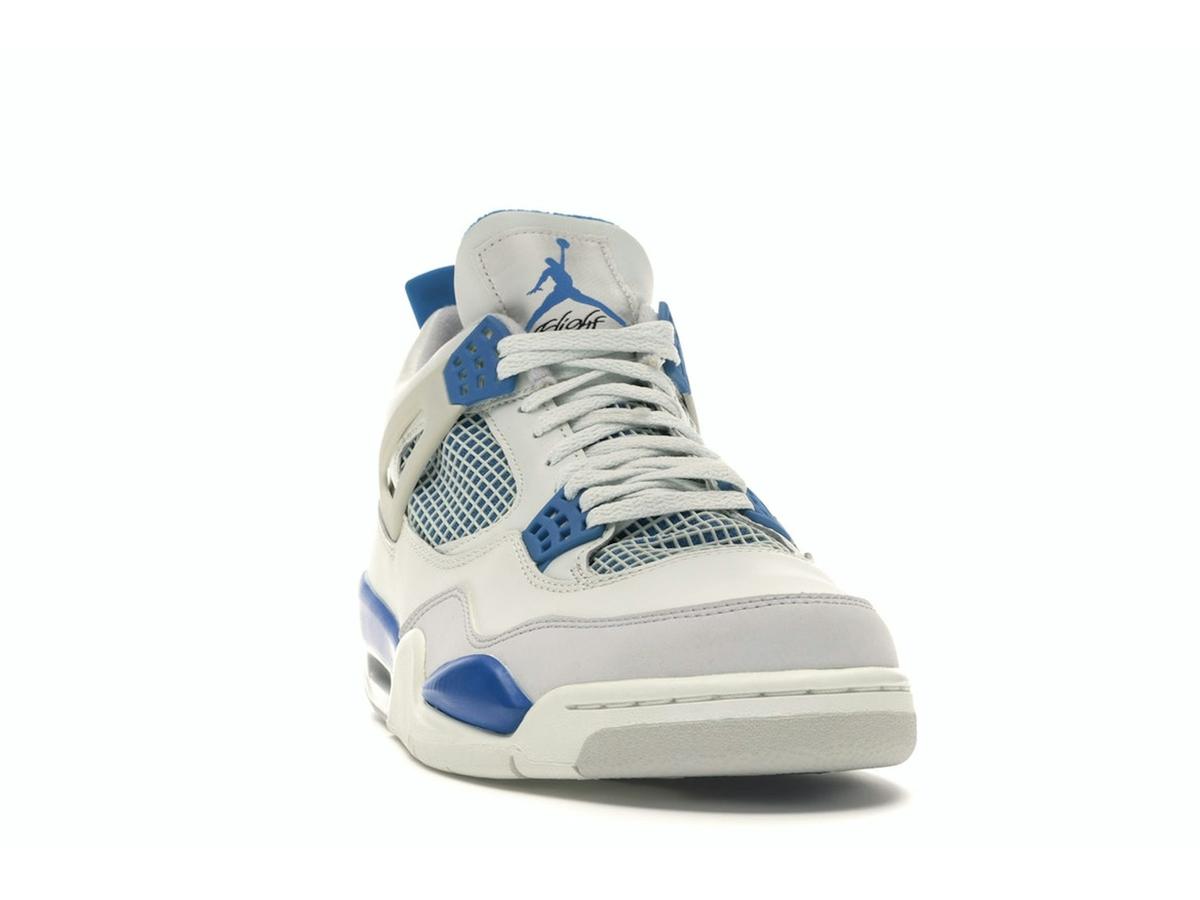 Jordan 4 Retro Military Blue (2006) 308497-141 White Military Blue Neutral Grey - savito