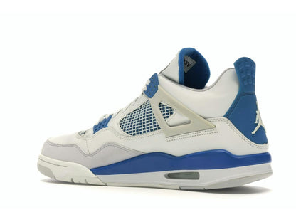 Jordan 4 Retro Military Blue (2006) 308497-141 White Military Blue Neutral Grey - savito