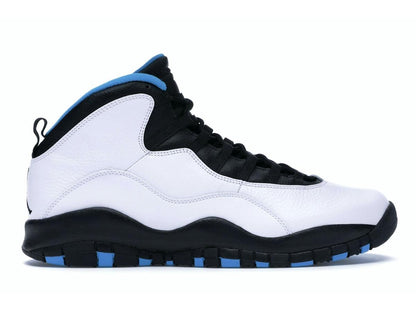 Jordan 10 Retro Powder 2014 White Dark Powder Blue Black 310805-106 - savito