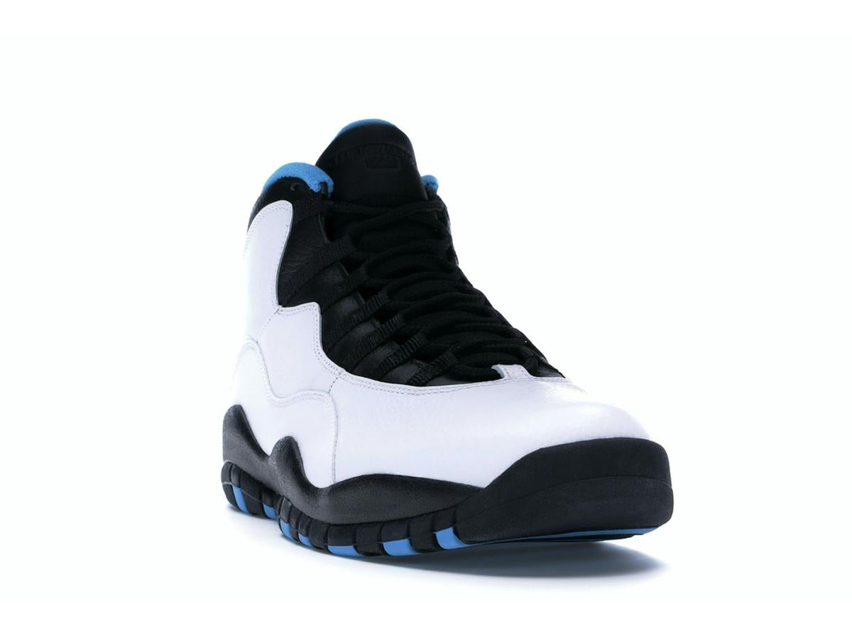Jordan 10 Retro Powder 2014 White Dark Powder Blue Black 310805-106 - savito