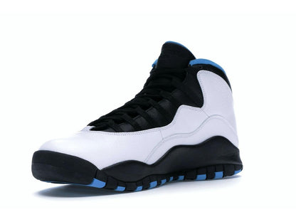 Jordan 10 Retro Powder 2014 White Dark Powder Blue Black 310805-106 - savito