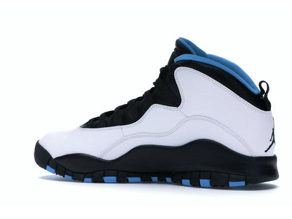 Jordan 10 Retro Powder 2014 White Dark Powder Blue Black 310805-106 - savito