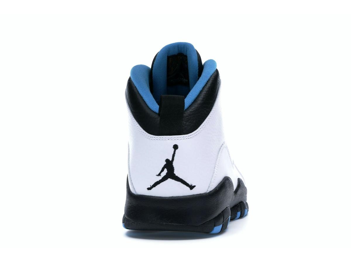 Jordan 10 Retro Powder 2014 White Dark Powder Blue Black 310805-106 - savito